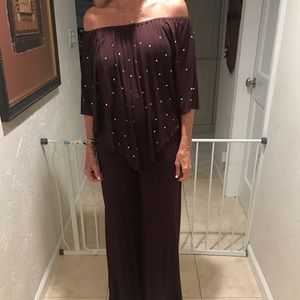 OFF SHOULDER JUMPSUIT